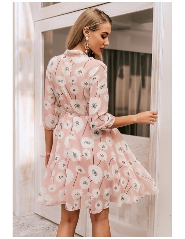 Pastel pink hot sale floral dress